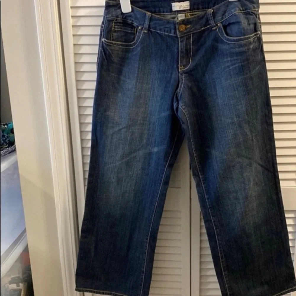 Venezia Jeans Boot Cut Dark Blue Denim - Picture 3 of 3